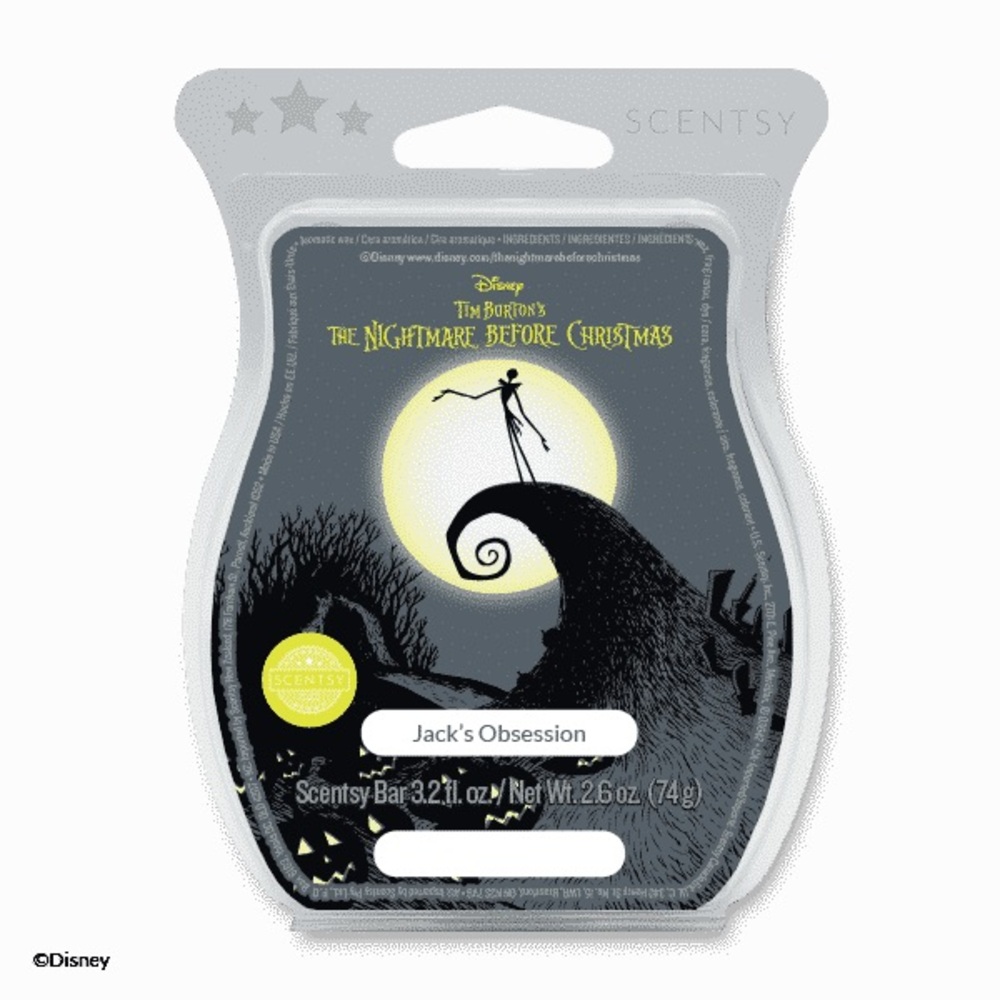 Jack's Obsession Scentsy Bar Nightmare Before Christmas